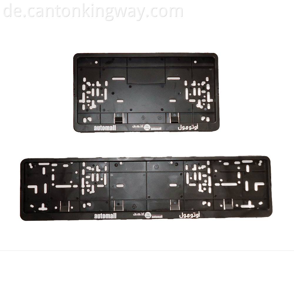 Euro And Usa License Plate Frames For Automall Printed Logo